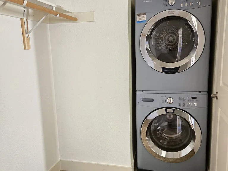 Master Walk-In Closet with Washer Dryer
