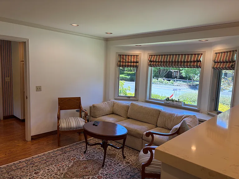 Family room adjacent to kitchen