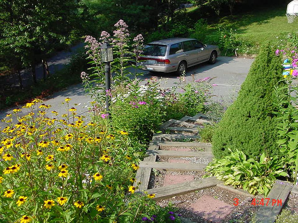 Front flower garden