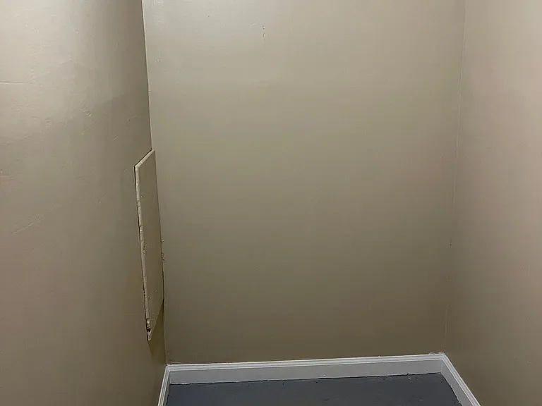 Closet for bedroom in the basement