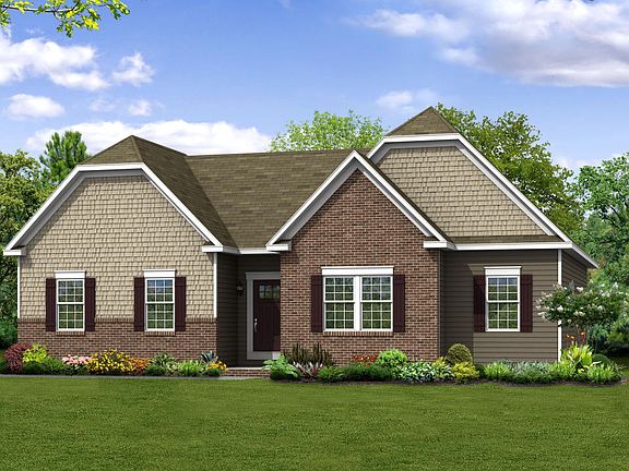 Elevation E Opt New England Facade with Brick