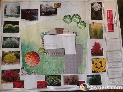 Landscape plan installed