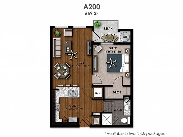 Floor plan A200