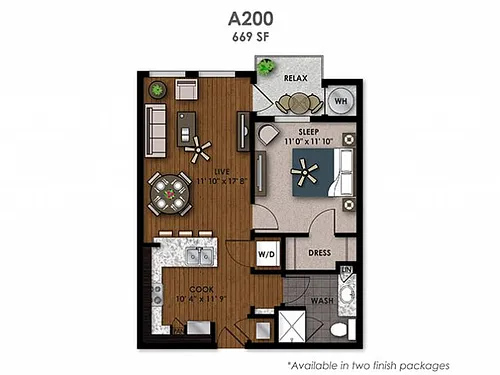 Floor plan A200