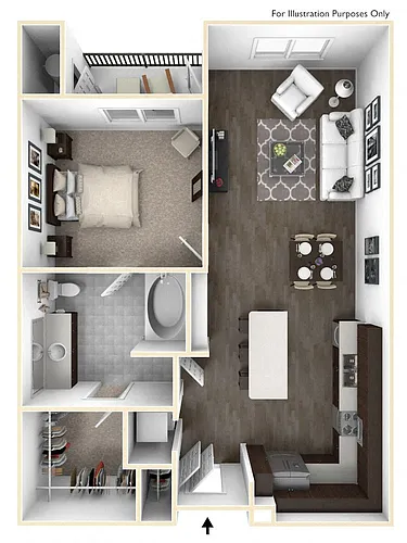Floor plan A3 1X1