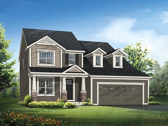 Danbury Western Cottage ElevationC
