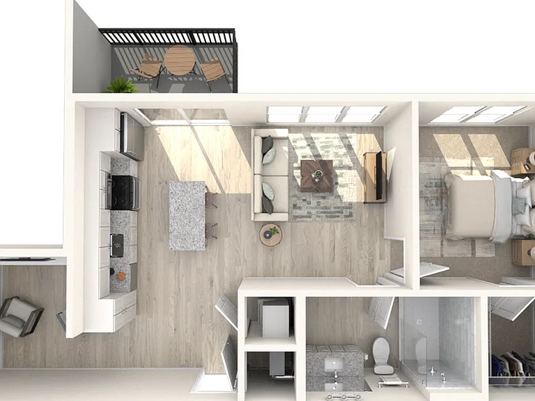 A4.0 | One Bedroom, One Bathroom + Den A4.0 | One Bedroom, One Bathroom + Den