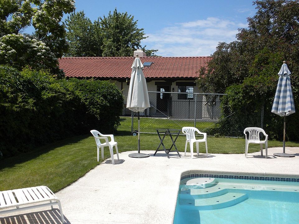 Relaxing by the pool