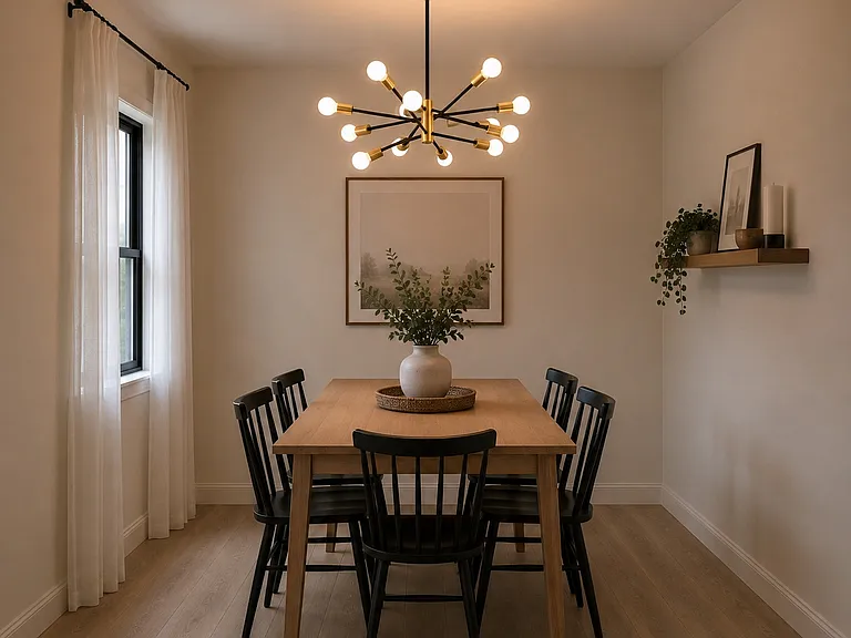 Dinning Area. Digitally Staged