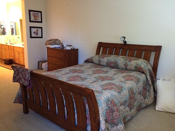 Master bedroom with bath