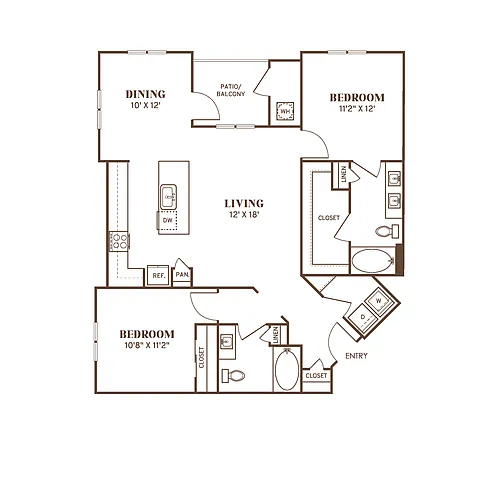 Floor plan B3