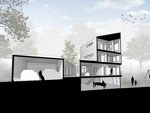 Loft House Cut Through