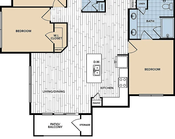 D1A floor plan Broadstone North Ridge