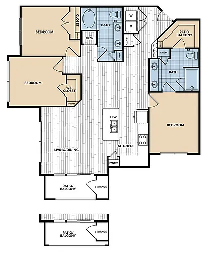 Floor plan D1A