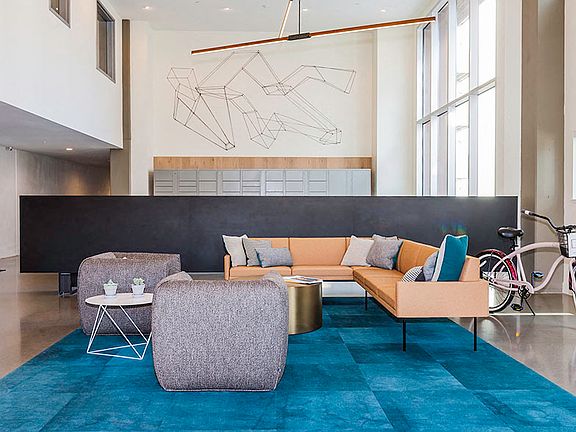 Leasing Lounge: Retrieve the day's mail, welcome your friends/guests, and so on.