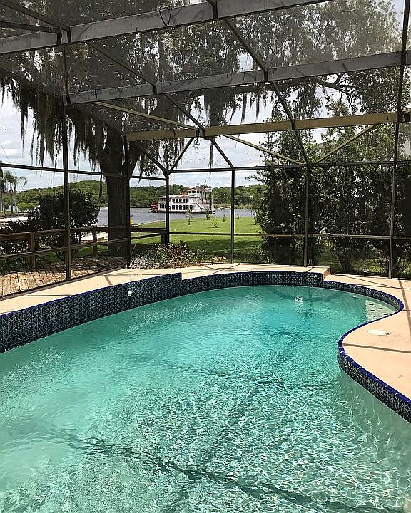 Pool with River View