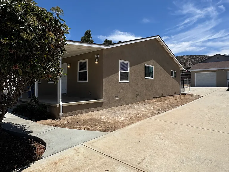 Side view of dwelling unit