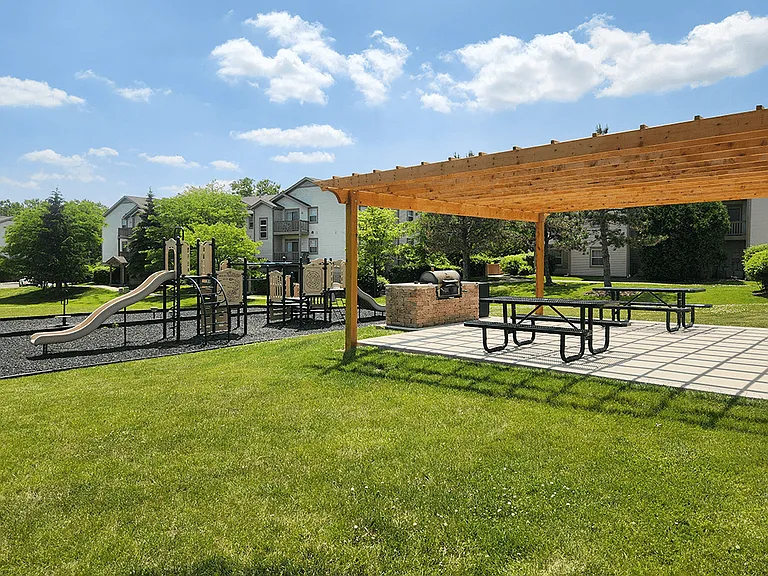 Playground and Community Grilling Pavilion