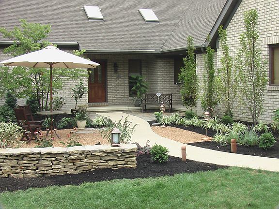 New professionally landscaped garden