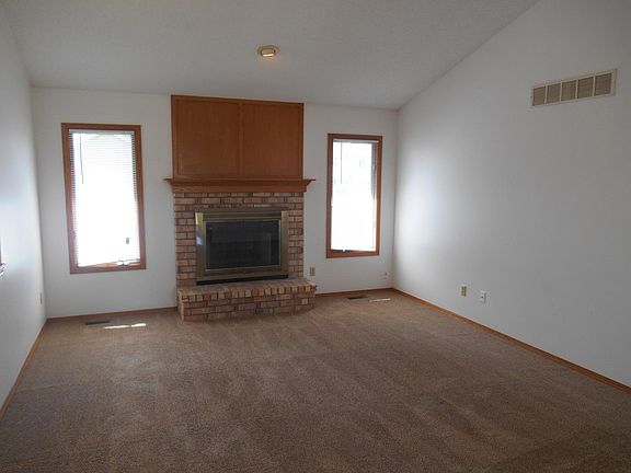 Family room with fireplace