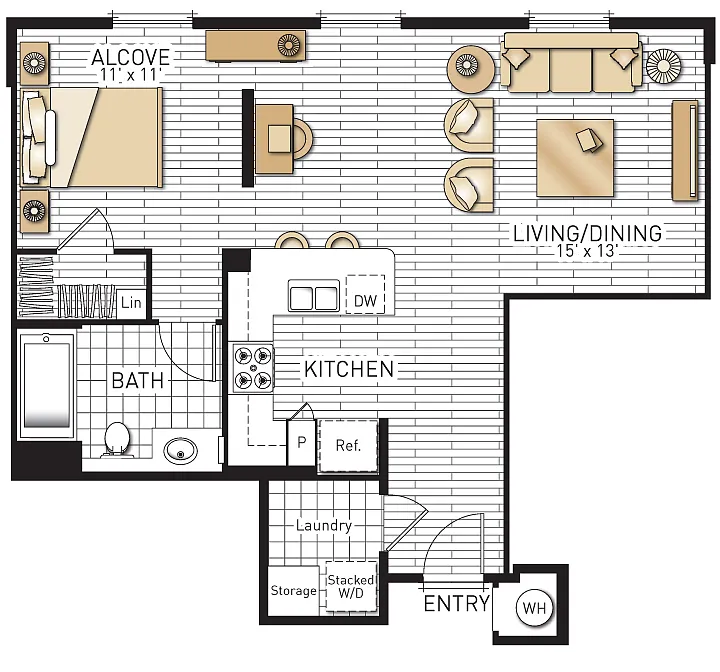 Floor plan Toscana - Studio
