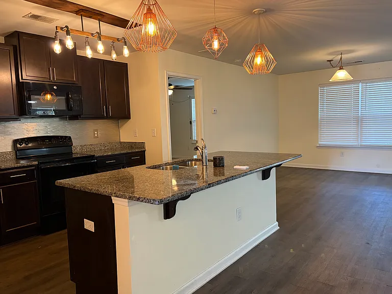 Kitchen from front hallway