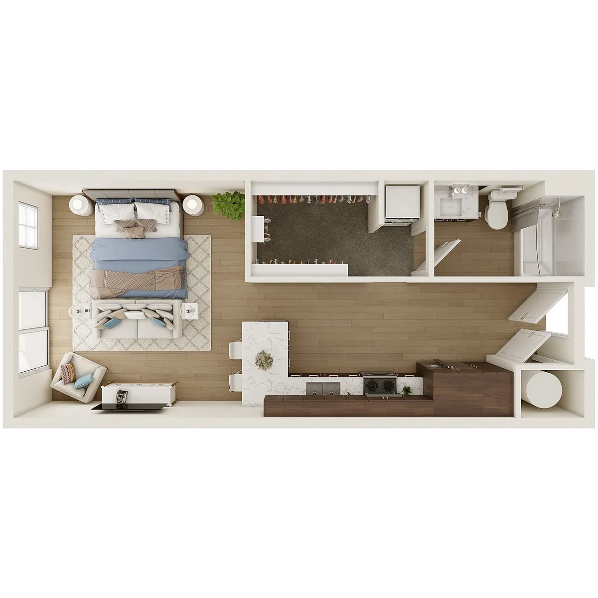 Floor plan Van Gogh