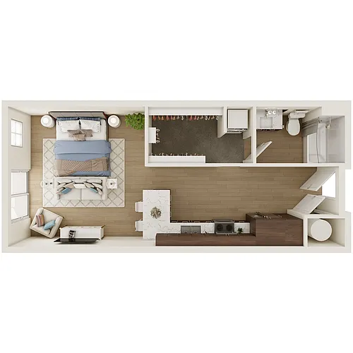Floor plan Van Gogh