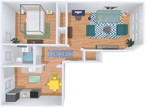 Floor plan One Bedroom