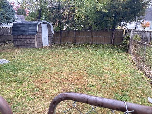 Backyard including shed