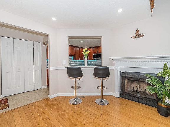 Living Room with Fire Place