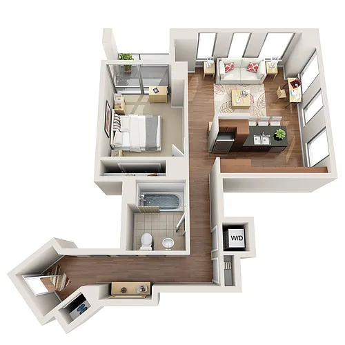 Floor plan 1C