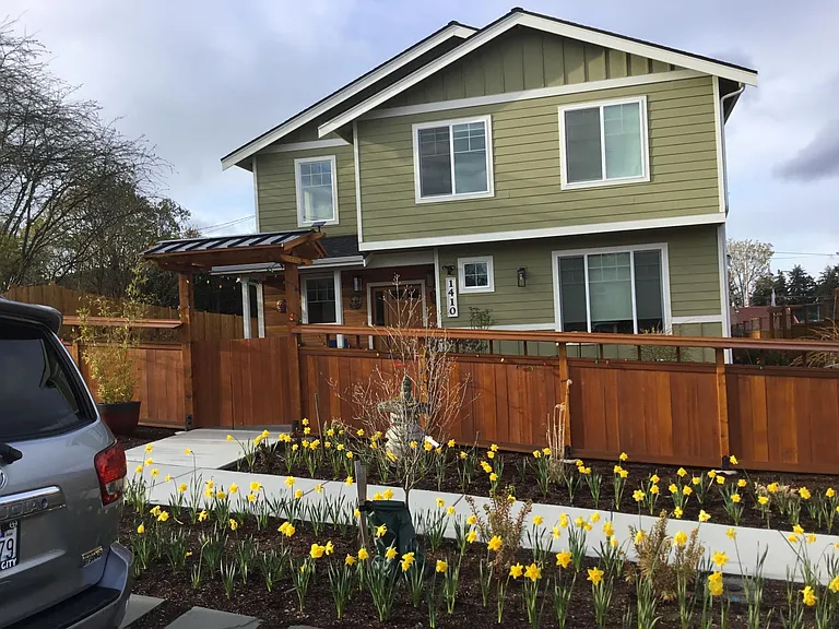 Main house bungalow is in the backyard
