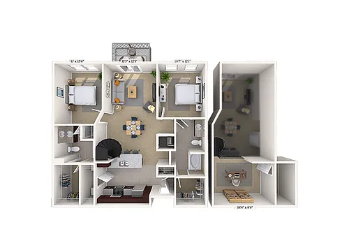 Floor plan Bennett w/Loft