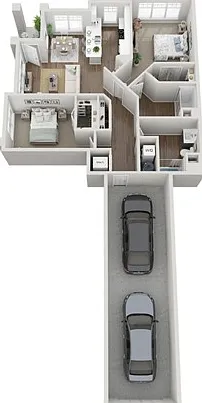 Floor Plan 2G | Seasons at River View | Apartments in Pleasant Prairie, WI Floor Plan 2G | Seasons at River View | Apartments in Pleasant Prairie, WI