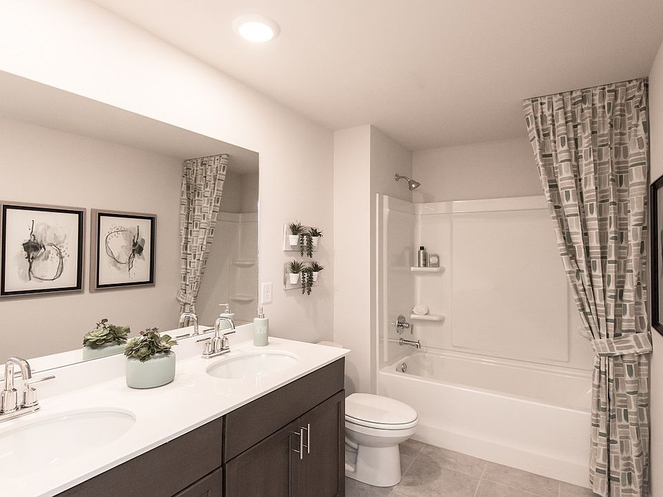 Dakota floorplan modeled at a Meritage Homes community in Dawsonville, G.A.