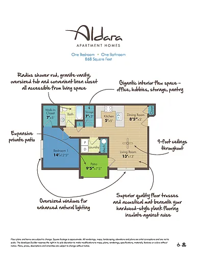 Floor plan 1 Bed