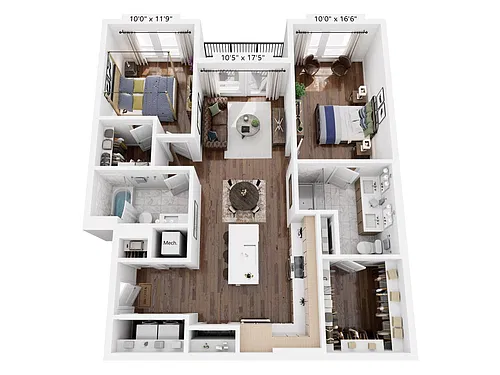 Floor plan B3