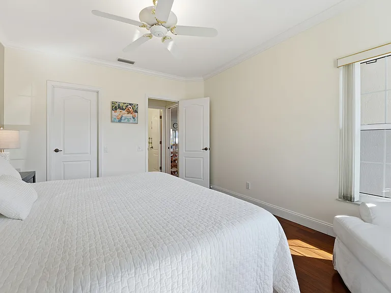 2nd bedroom features a large walk-in closet