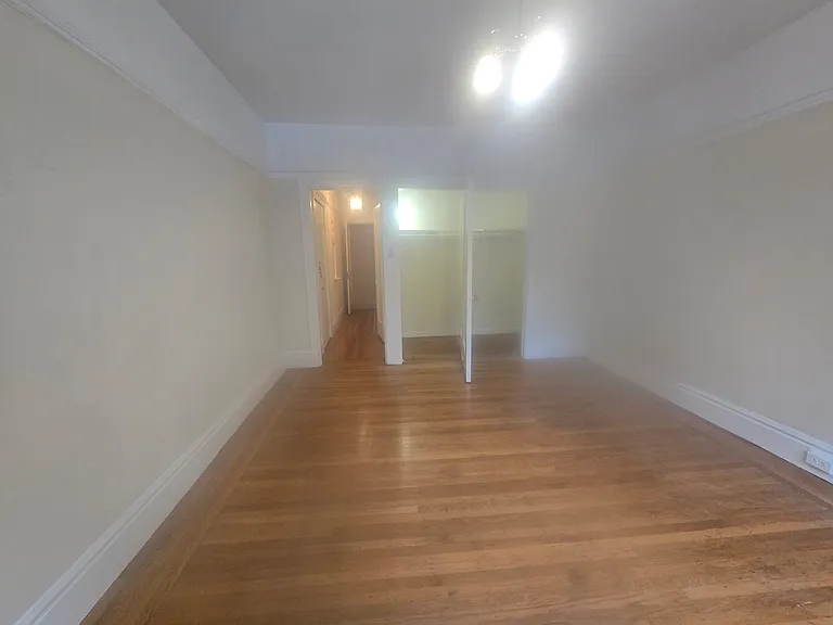 Living room facing hallway