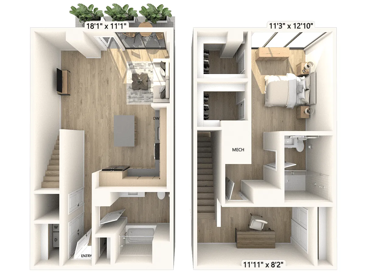 Floor plan A15T