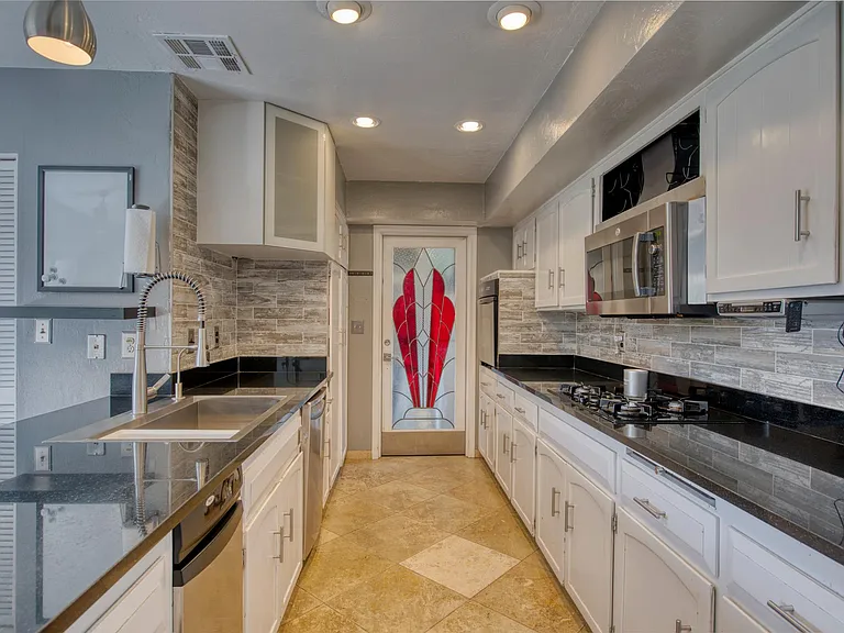 Kitchen Door to 2 car garage
