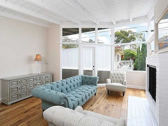 Living room from dining area
