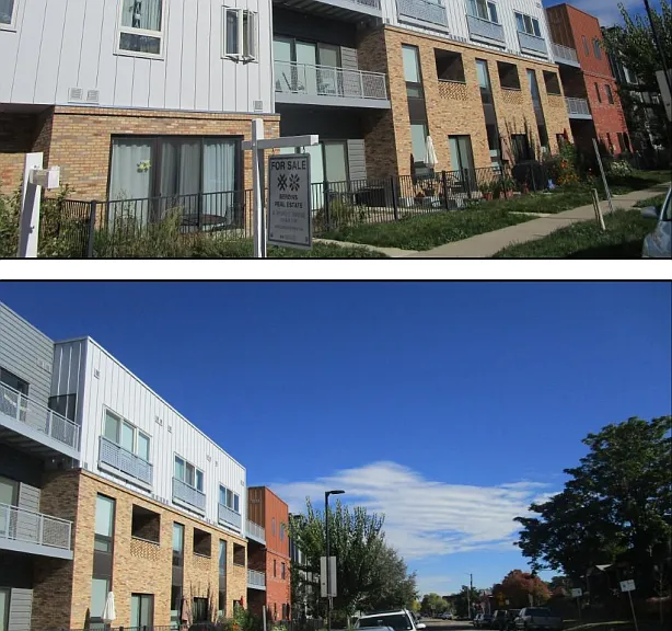 Rear and street view