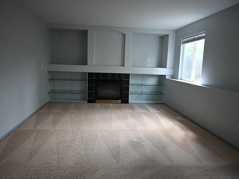 The downstairs living room.