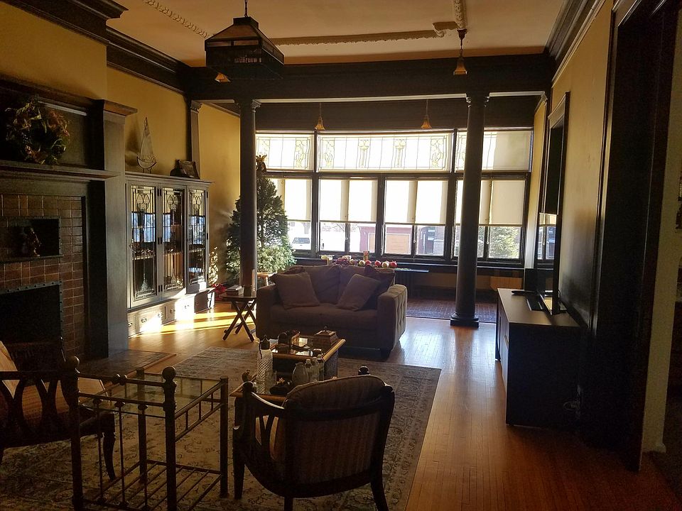 Living Room, 30 feet long by 16 feet wide. 11 foot ceilings.