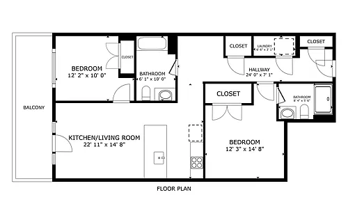 Floor plan 204-504