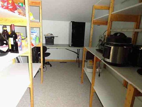 Large pantry with shelves