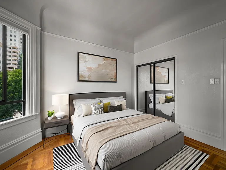 Image has been virtually staged to add furniture