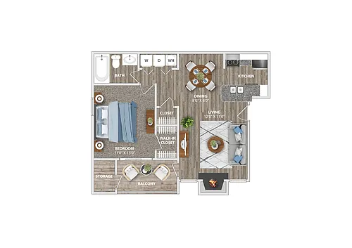 Floor plan Bayou